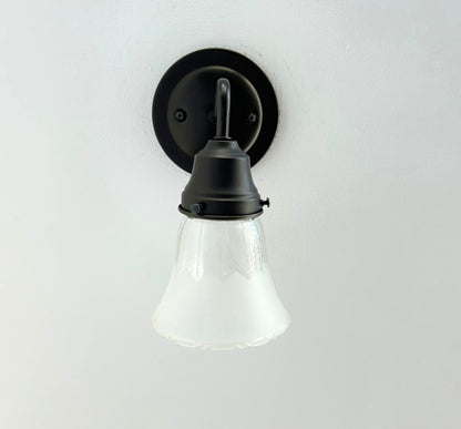 Delicate Frost and Clear Square/Cross Glass Wall Sconce/Pendant Light