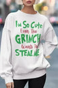 The Grinch, Christmas Graphic Sweatshirt