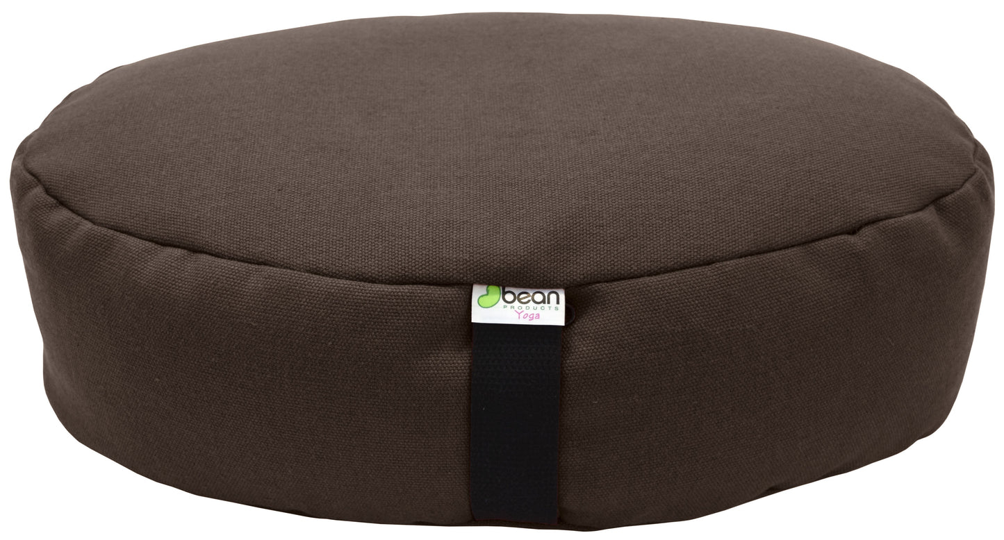 Hemp Zafu Meditation Cushion - 17 oz. Hemp Fabric with Organic Buckwheat Hull fill