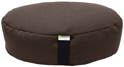 Hemp Zafu Meditation Cushion - 17 oz. Hemp Fabric with Organic Buckwheat Hull fill