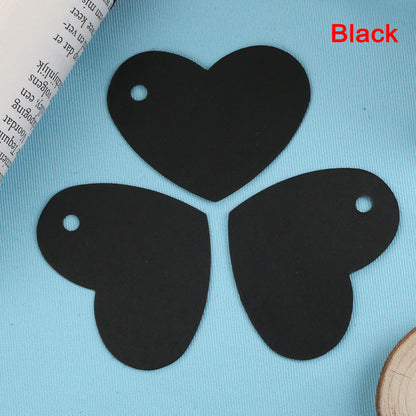20PC DIY Heart Shape Side Hole Paper Craft Price