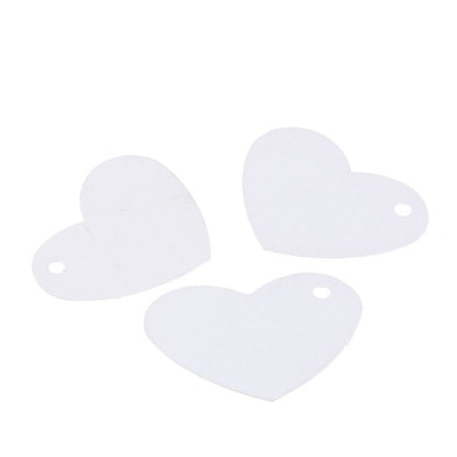 20PC DIY Heart Shape Side Hole Paper Craft Price