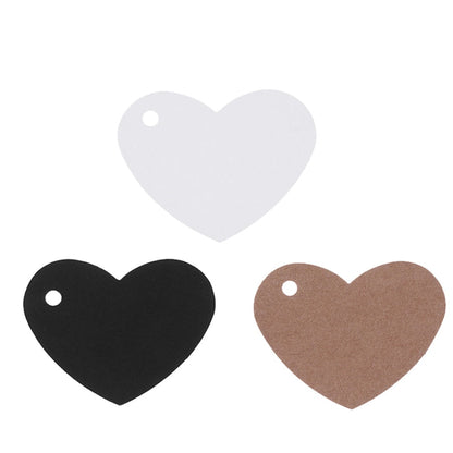 20PC DIY Heart Shape Side Hole Paper Craft Price