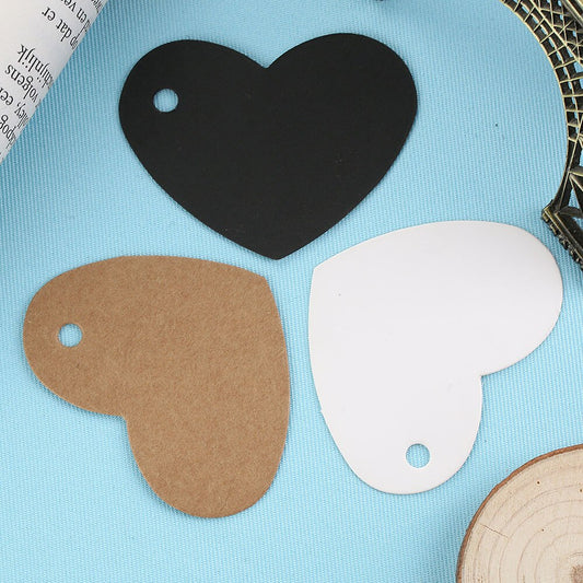 20PC DIY Heart Shape Side Hole Paper Craft Price