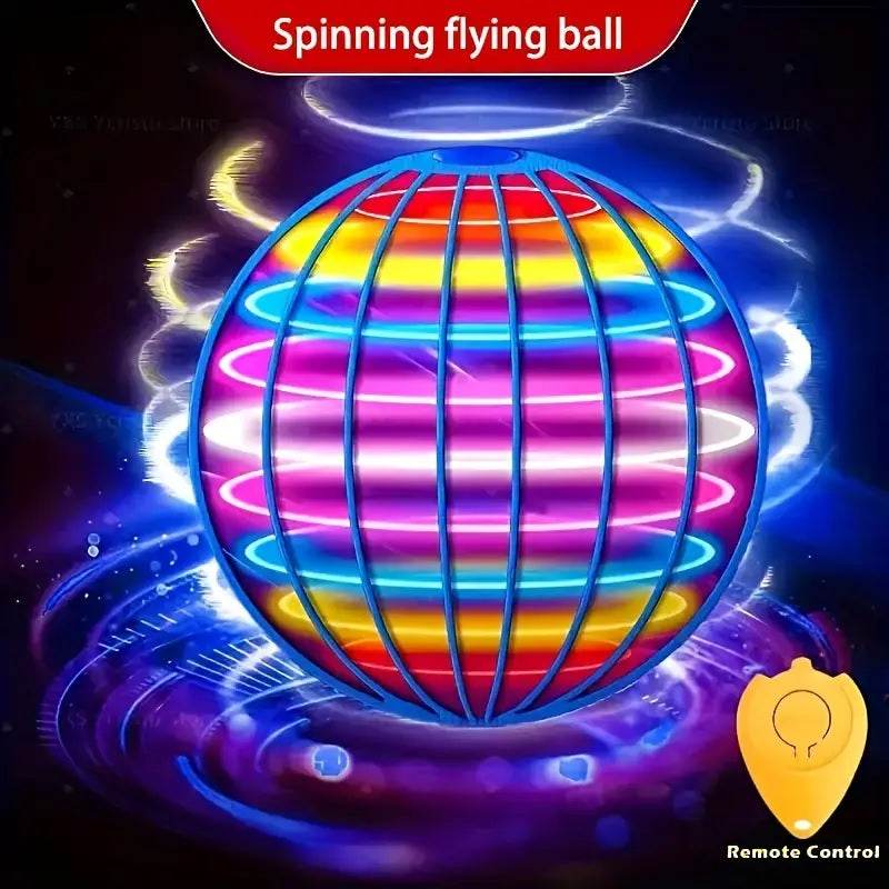 LED Flying Spinner Ball Drone – Magic Hover Toy Gift for Kids