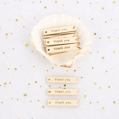 20pcs Laser Cut Wooden Letter Embellishment Wood