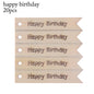 20pcs Laser Cut Wooden Letter Embellishment Wood