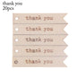 20pcs Laser Cut Wooden Letter Embellishment Wood