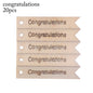 20pcs Laser Cut Wooden Letter Embellishment Wood