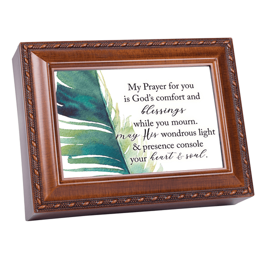 Elegant Music Box With Photo Opening And Velvet Lined Interior