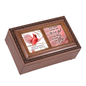 Petite Musical Keepsake Box With Scripture And Photo Frame