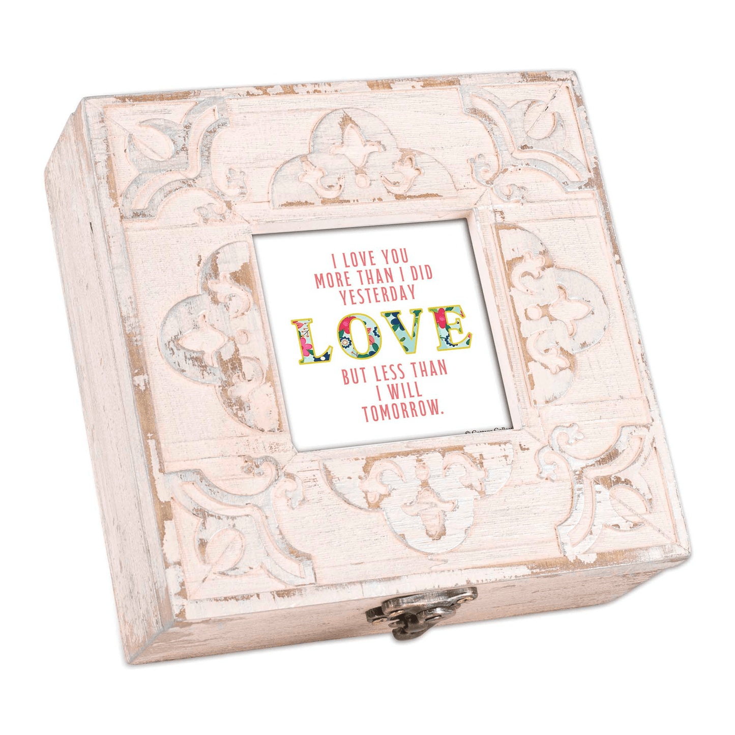 I Love You More Today Petite Musical Keepsake Box