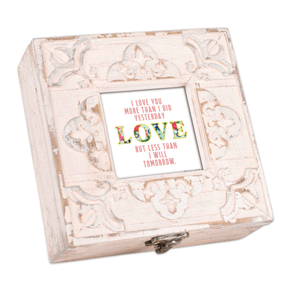 I Love You More Today Petite Musical Keepsake Box