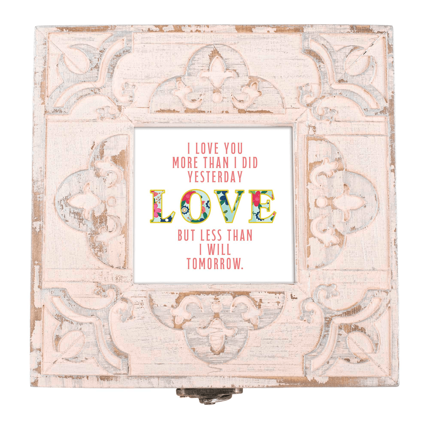 I Love You More Today Petite Musical Keepsake Box