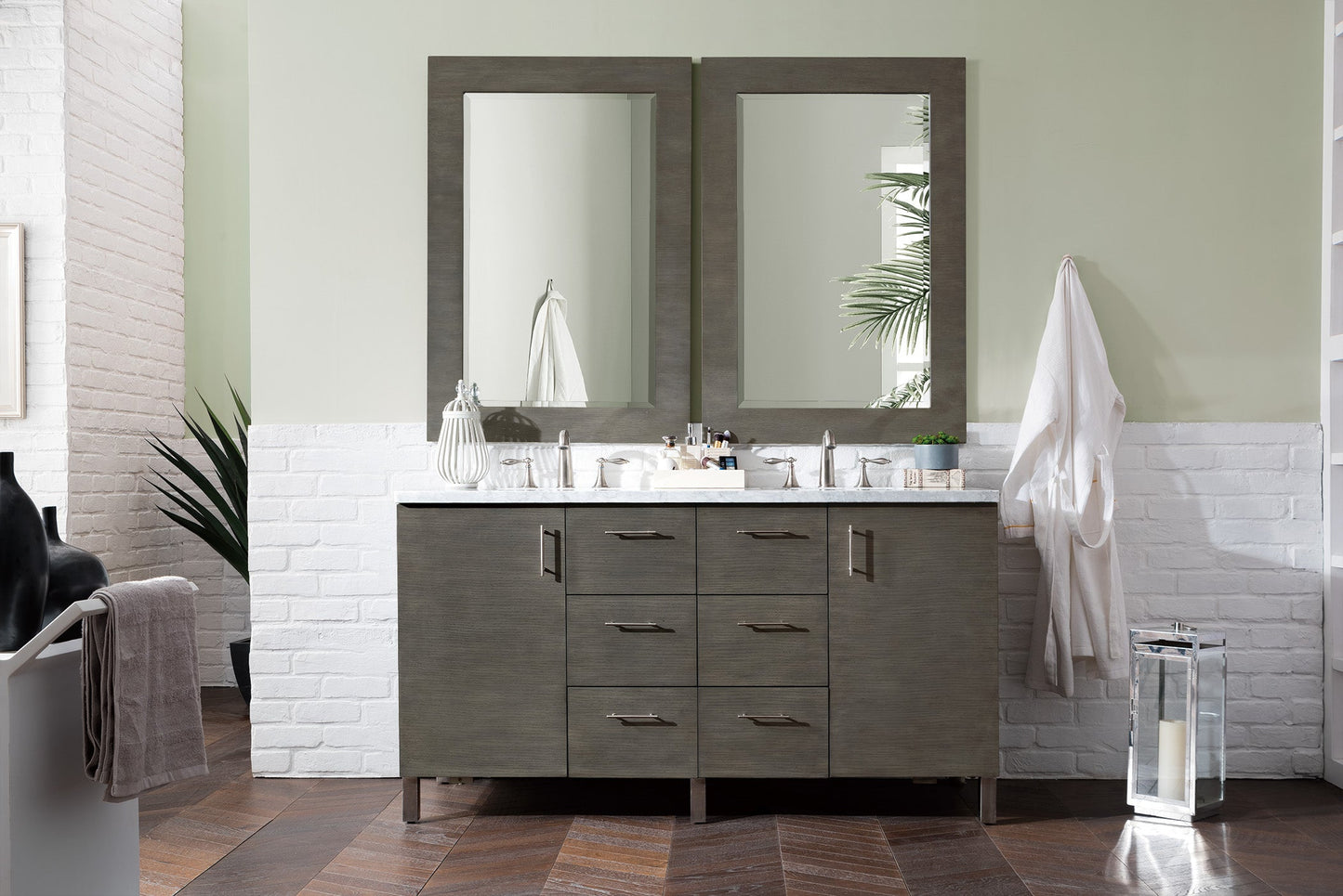 Metropolitan 60" Double Vanity Cabinet
