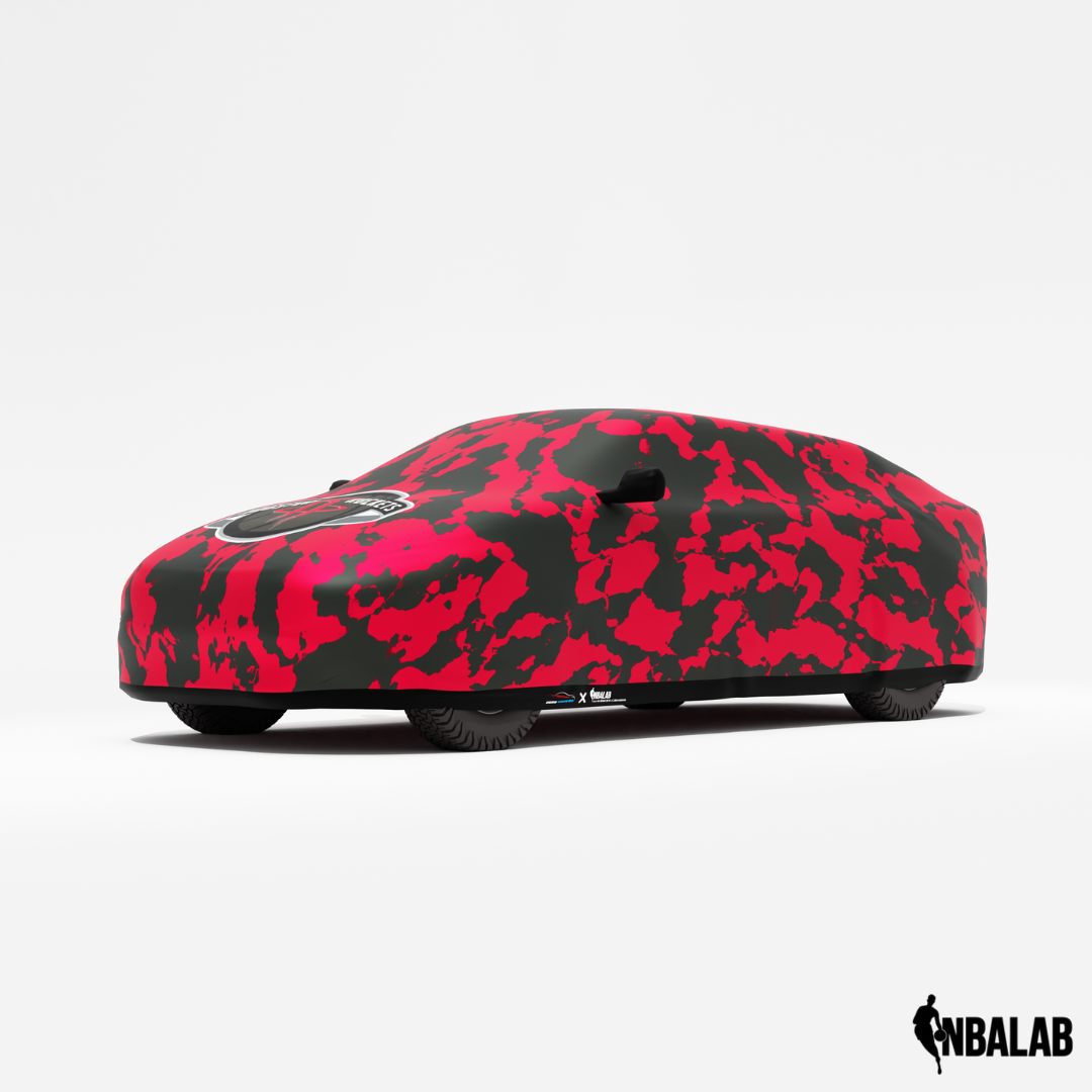 Officially Licensed Houston Rockets Comouflage Car Covers – Indoor & Outdoor | NBA Protection | HeroCovers
