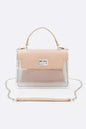 2 Tone Top Handle Transparent Stadium Bag