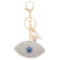 Rhinestone Evil Eye Keychain
