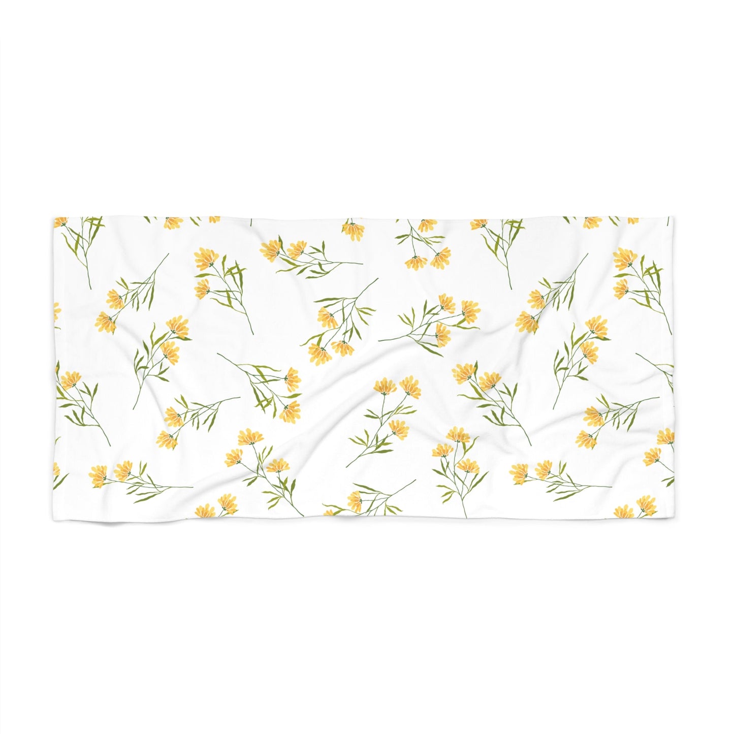 Customizable: Summer Floral Beach Towel, Vibrant Towels for Beach Days, Poolside Accessories, Perfect for Vacations, Gifts for Sun Lovers