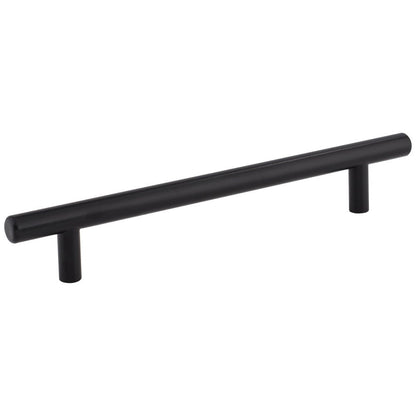 96 mm Center-to-Center Hollow Matte Black Stainless Steel Naples Cabinet Bar Pull