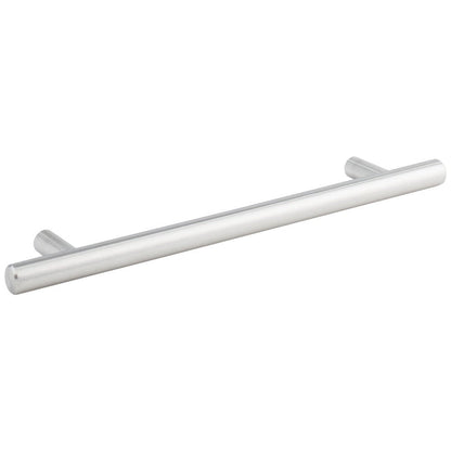 96 mm Center-to-Center Hollow Matte Black Stainless Steel Naples Cabinet Bar Pull