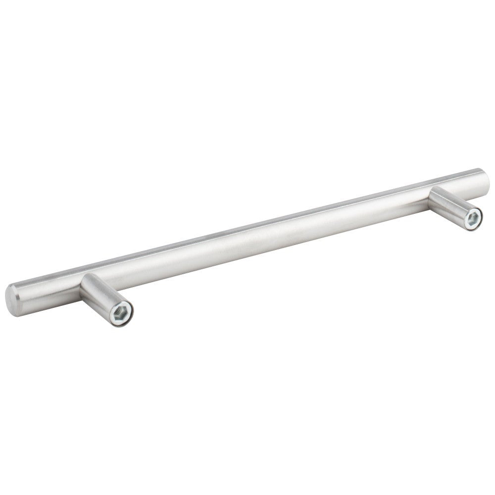 96 mm Center-to-Center Hollow Matte Black Stainless Steel Naples Cabinet Bar Pull