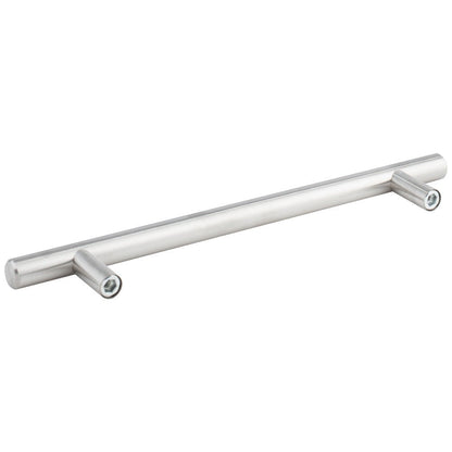 96 mm Center-to-Center Hollow Matte Black Stainless Steel Naples Cabinet Bar Pull