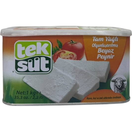 Tek Sut 1Kg Sheep Milk Cheese - Creamy, Rich Flavor, Ideal For Cooking and Snacking