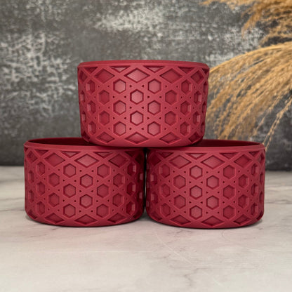 WAFFLE Maroon Tumbler Boot -fits 20-40oz NEW!
