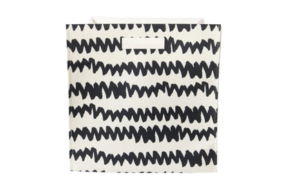 Zigzag Felt Storage Bin