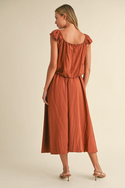 Sleeveless Top and Bubble Skirt Set
