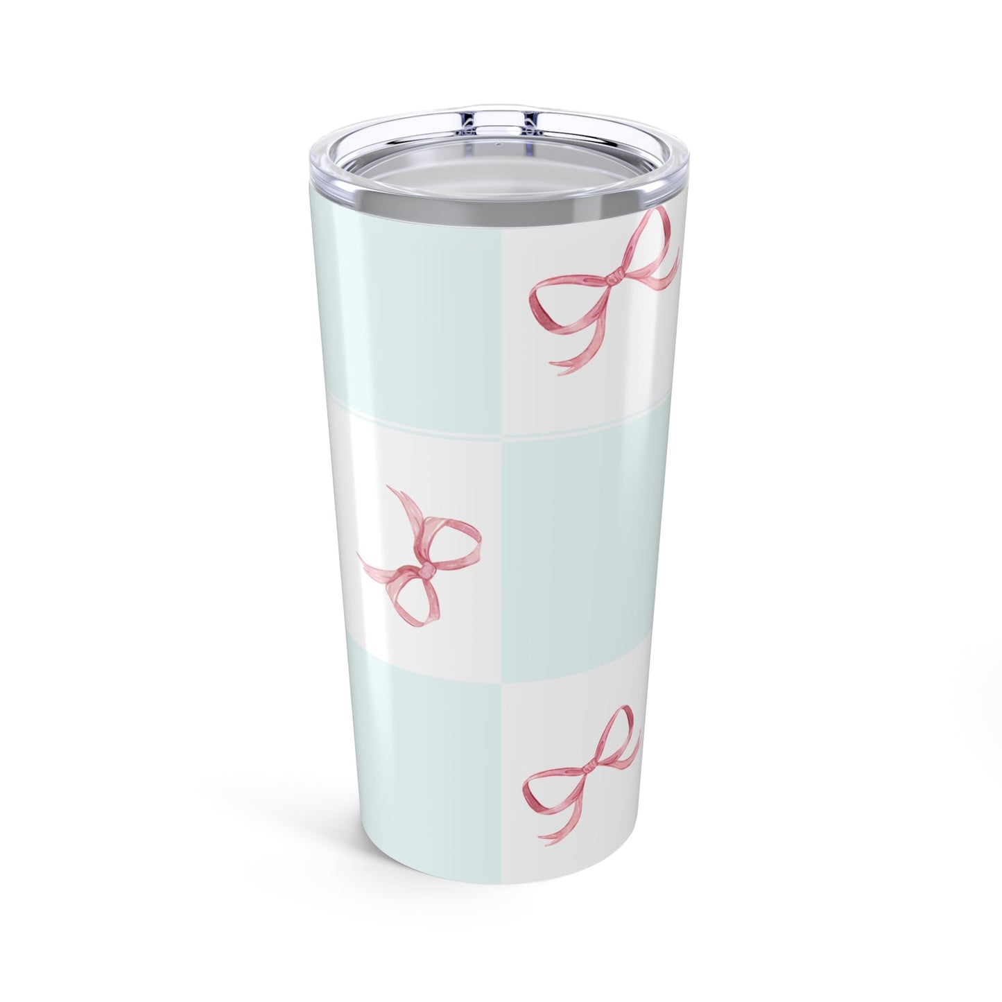 Customizable: Chic Ribbon Tumbler 20oz - Stylish Travel Mug, Perfect for Gifting, Birthday Parties, Everyday Use, Bridesmaid Essentials