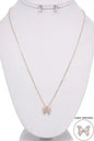 BUTTERFLY PENDANT NECKLACE