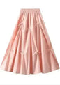 High waist bow skirt