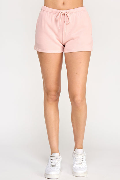 Basic Fleece Shorts With Side Pockets