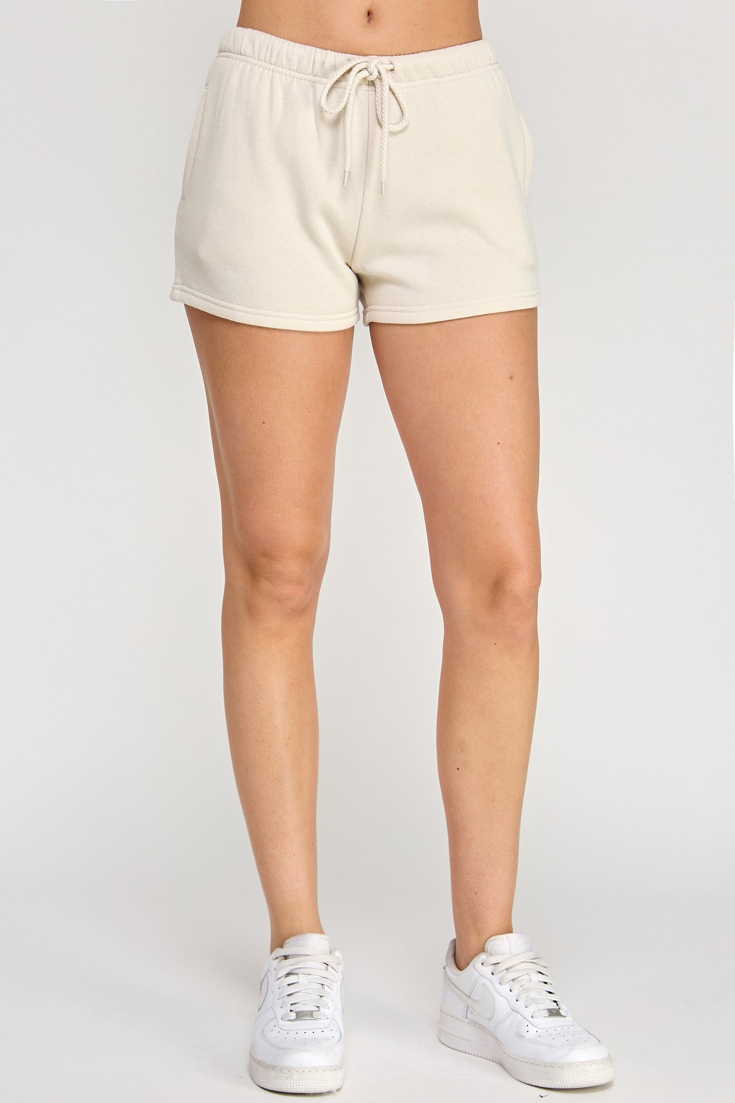 Basic Fleece Shorts With Side Pockets