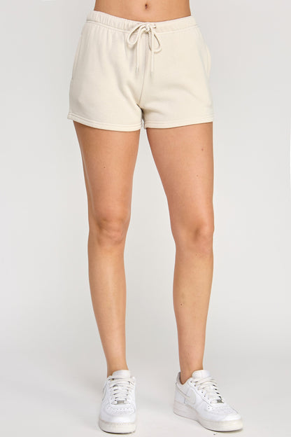 Basic Fleece Shorts With Side Pockets