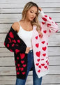 Two Tone Heart Cardigan - Oversized & Cozy | S-XL | Femstylo