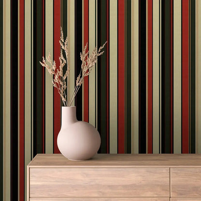 Kensington Club Stripe Wallpaper