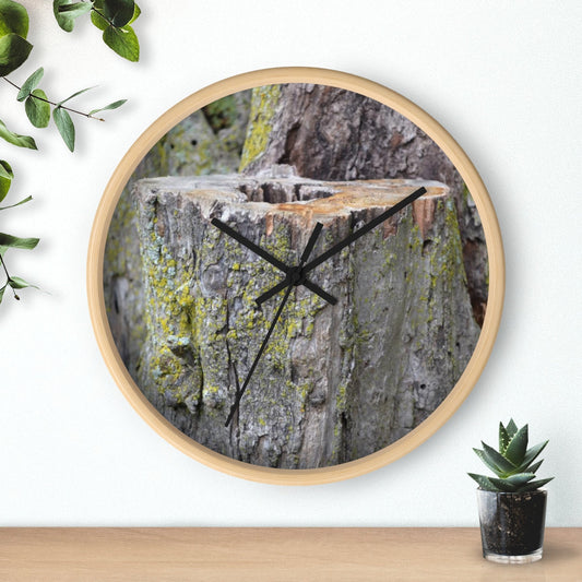 Tree Stump Wall clock