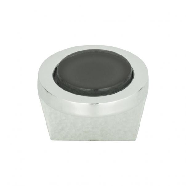 Spa Black Round Knob