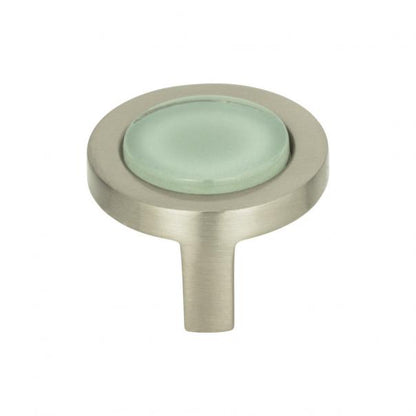 Spa Green Round Knob