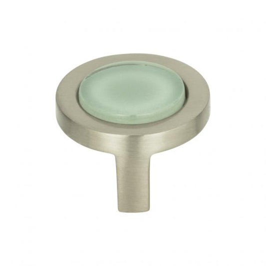 Spa Green Round Knob
