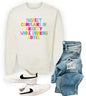 Suspect Anxiety Drinking Coffee Crew Sweatshirt
