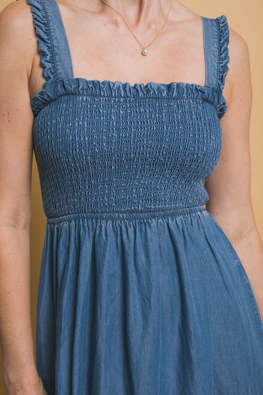 Smocked Maxi Dress