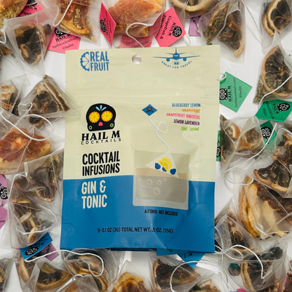 Gin & Tonic Infusion Kit – Sugar Free Travel Cocktail Tea Bags