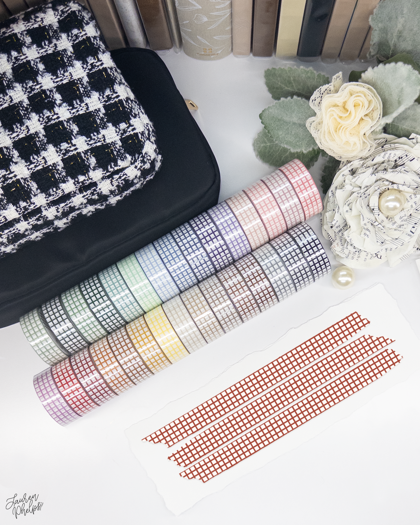 Current Classic Grid 15mm washi