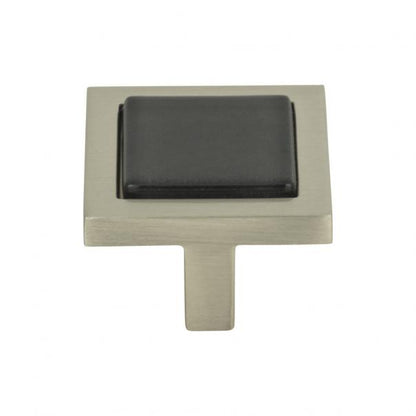 Spa Black Square Knob