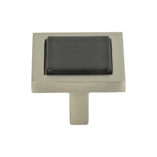 Spa Black Square Knob