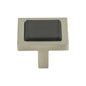 Spa Black Square Knob